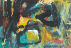 Hock Aun Teh, The Wedding (1986), acrylic on paper