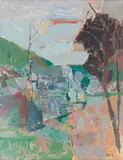 Majorca by Earl George Alexander Eugene Douglas Haig, oil on canvas, sold Mar 2024