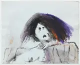 Pat Douthwaite, A portfolio of 16 works on paper, various, to include charcoal, pencil, and paints