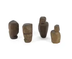Maxime Adam-Tessier, A group of four bronzes including 'Etude pour Cécile', bronze