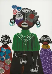 Kojo Marfo, Untitled, oil on paper