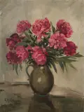 Agnie Maldague, Nature morte, Oil on canvas