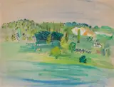 Raoul Dufy, La carrière, Gouache sur papier