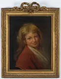 Jeune homme by Ecole Francaise de La Fin du 18e Siecle, Oil on canvas, sold Apr 2024