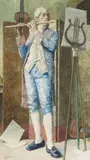 William John Wainwright, Rws, Rba, Le Monde où l'on s'ennuie; A Private Rehearsal, watercolour over traces of pencil