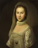 Nathaniel Hone, Portrait of a young Irish lady, oil on canvas