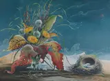 Stuart Maxwell Armfield, Homage to Delius, tempera on board