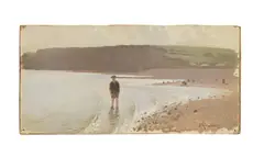 Aleksey Kivshenko, Seashore, oil on canvas laid on board