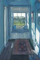 Hector McDonnell, Tullynally, Top Floor Window, oil on board