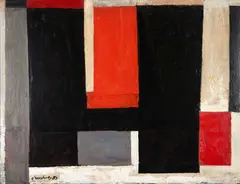 James Daugherty, Portable Bomb Shelter, oil on canvas