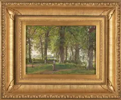 William Trost Richards, English Country Road, watercolor and gouache on paper