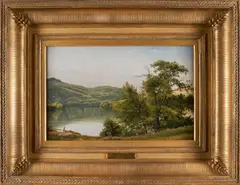 Edward W. Nichols, Lake Waramaug, Summer, oil on canvas