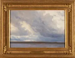 William Bradford, Thunderstorm, oil on board