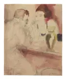 Jeanne Mammen, Barfrau und Kunde