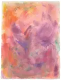 Gotthard Graubner, Ohne Titel, 1985, Aquarell auf schwerem handgeschöpften Papier