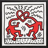 Keith Haring, Ohne Titel, 1989, Farbserigrafie auf Leinwand