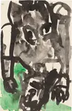 Georg Baselitz, Ohne Titel, 1993, Aquarell und Gouache auf Velin