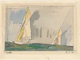 Lyonel Feininger, Zwei Segler