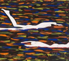 Salomé, Farbrausch, 1990, Acryl auf Leinwand