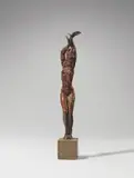 Renée Sintenis, Kleine Daphne, 1918, Bronze mit rotbrauner Patina, auf Steinsockel montiert