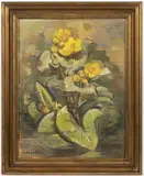 Julie Winterová-Mezerová, Calthae, 1940s, oil on canvas