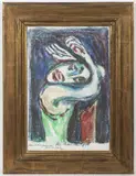 Jan Bauch, Nude on a Chair