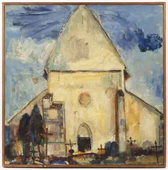 Josef Jira, Church, Before 1964, oil on canvas