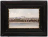 Jaroslav Háša, Prague Panorama, First half of 20th century, oil on copper