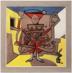 Jan Brychta, Inner Procedures, 1960s, oil on hardboard