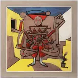 Jan Brychta, Inner Procedures, 1960s, oil on hardboard