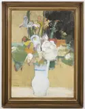 Josef Konečný, Bouquet - Ballerina, 1957, tempera, plywood