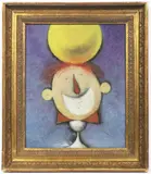 Jindřich Novák, Clown, 1968, oil on canvas