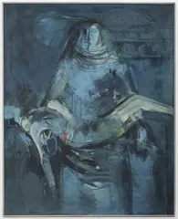 Muhammad Radi, Mother of a Killed One, Second half of the 20th century, oil on canvas