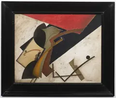 Josef Werner, Composition, 1994, oil on canvas
