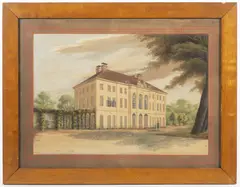 Schloss Schönhausen by Leopold Zielke, 1820, watercolour, paper, sold Mar 2026