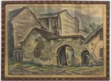Jaroslav Herbst, Dušníky, 1939, paper, pastel