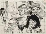 Zbyšek Sion, Party, 1973, indian ink, paper
