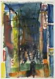 Jiri Balcar, Paris I., 1959, watercolour, paper