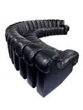 Ueli Berger, Non Stop Sofa, 1972, Leather upholstery