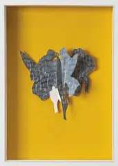 Avilda by Ed Moses, 1965, Paper relief and drawing on illustration board, sold Oct 2013