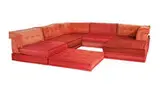 Hans Hopfer, Mah Jong modular sofa (6), 1999, Fabric upholstery