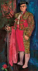 Edgar Ewing, Dalzell Hatfield as Matador, 1956, Oil on canvas