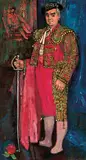 Edgar Ewing, Dalzell Hatfield as Matador, 1956, Oil on canvas