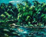 Dan Lutz, Swimming Scene