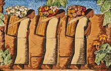 Alfredo Ramos Martínez, Vendedora de Floras, c. 1948, Serigraph