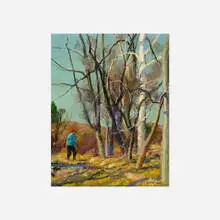Harry Leith-Ross, The Trapper, 1978, oil on canvas board