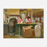 Cecil Bell, Snack Bar I (Staten Island Ferry), 1935, oil on board