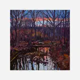 Eugene Leake, Little Gunpowder Sunset, 1980, oil on canvas