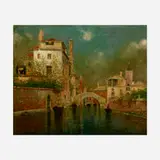 Henry Pember Smith, Venetian scene, oil on canvas
