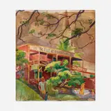Robert Lee Eskridge, Kailua-Hawaii, watercolor on paper